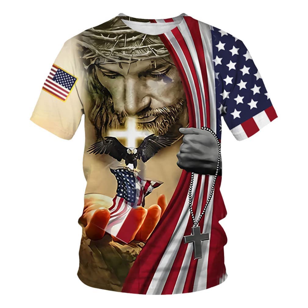 Men's Vintage Bones 3D Skeleton Man Print T-Shirt Summer Novelty Graphic T-Shirt Top Sport Running Speed Dry Plus Size Tops