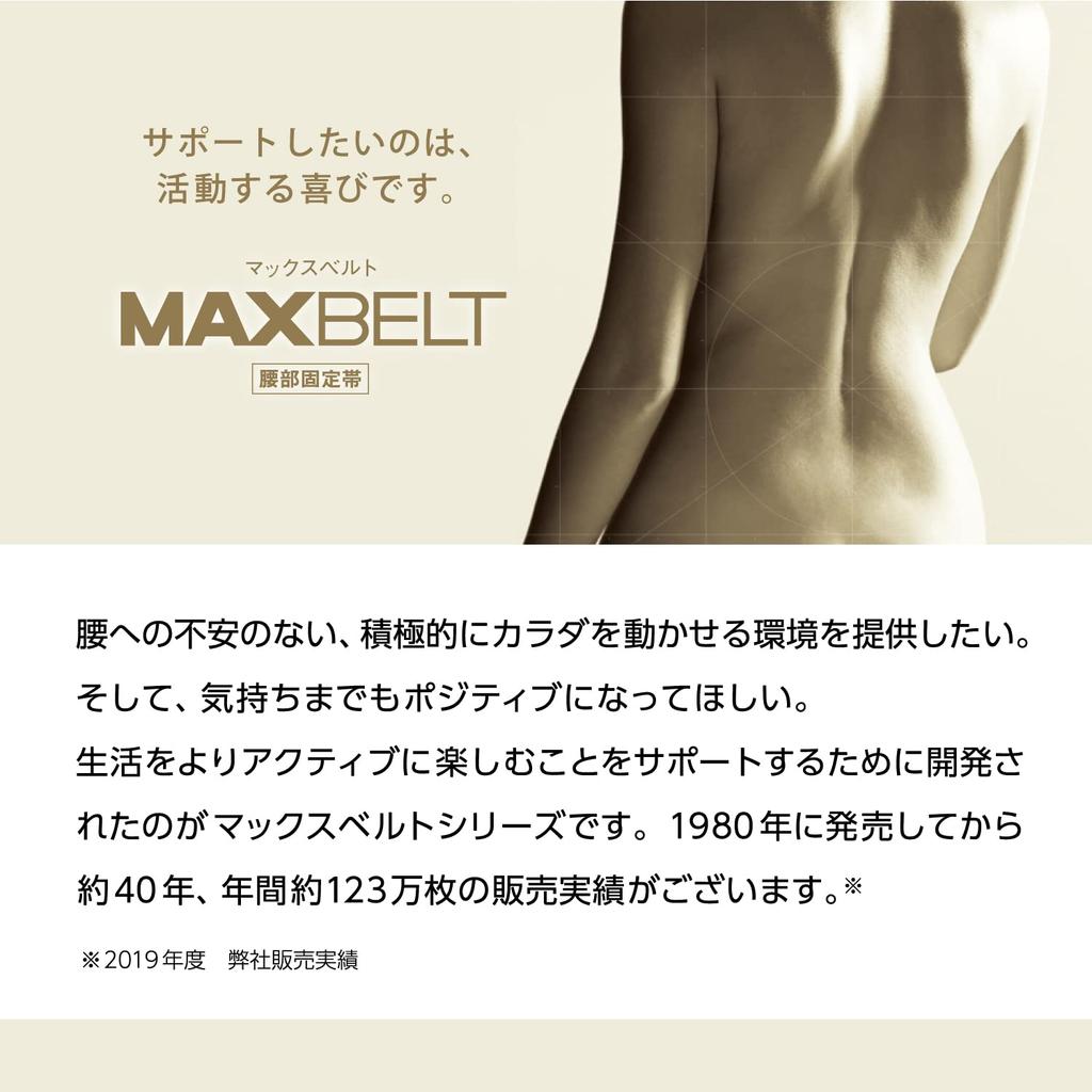 Nippon Sigmax Max Belt S1 Back Pain Belt Corset Waist Supporter Medical Supplies Manufacturer 323103(L)