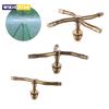 1/2 Inch 2/3/4 Arm Rotating Brass Nozzle Garden Lawn Irrigation Watering Nozzle Automatic Rotating Atomizing Watering Tool