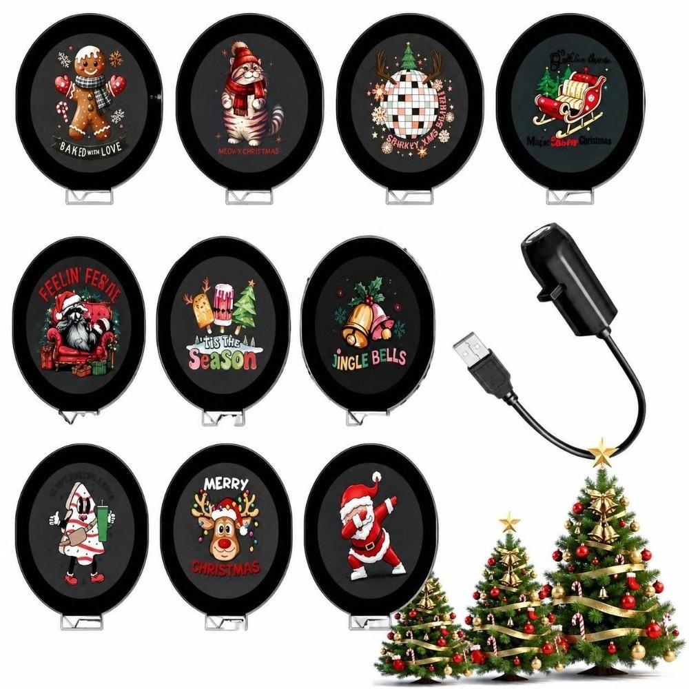 Multiple Scenes Festive Scene Projector Plug and Play Night Light Projector Christmas Decoration