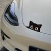4 шт. Креативные водонепроницаемые виниловые наклейки на автомобиль, электромотоцикл, Черный кот, отвлекающие внимание, Наклейки для блокировки царапин на автомобиле