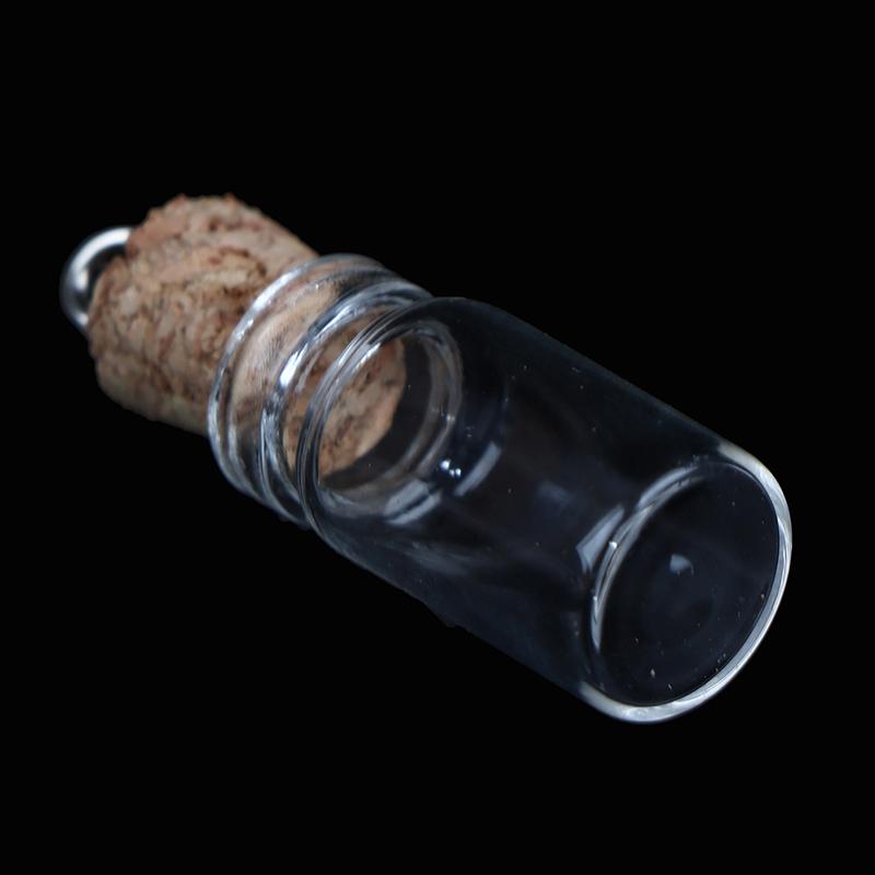 10шт мини-стеклянные бутылки, маленькие флаконы, пробковые стеклянные банки, многоразовые пробковые стеклянные бутылки