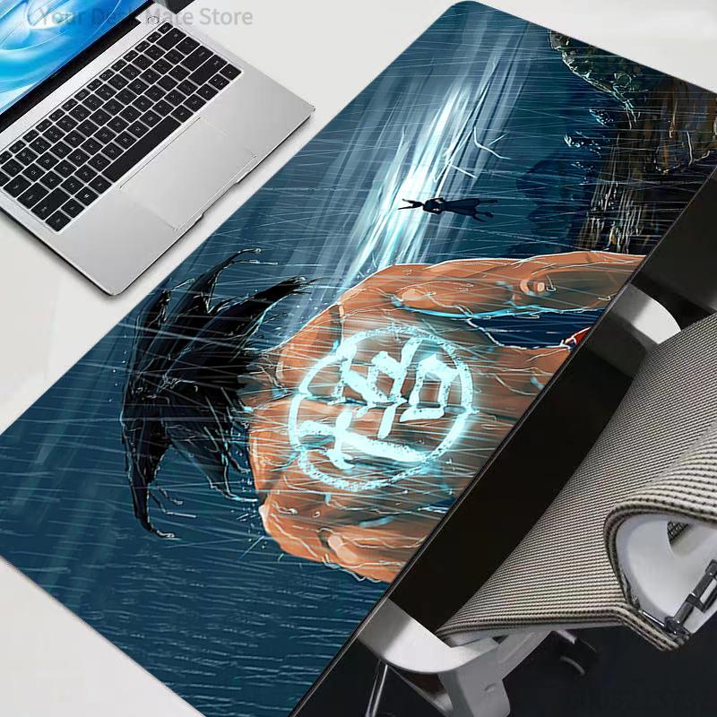 DBZ Dragon Ball Z Gaming Keyboard Rug Laptop Japan Cool Anime Mouse Pad Black mouse pads New Desk Mat PC Gamer Carpet Mousepad