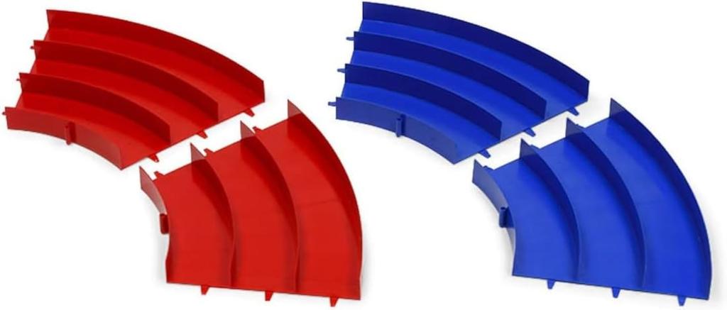 TAMIYA Mini 4WD Special Limited Japan Cup Junior Circuit Curve Set of 4 Each 69578 (Blue/Red) (Mini 4WD)