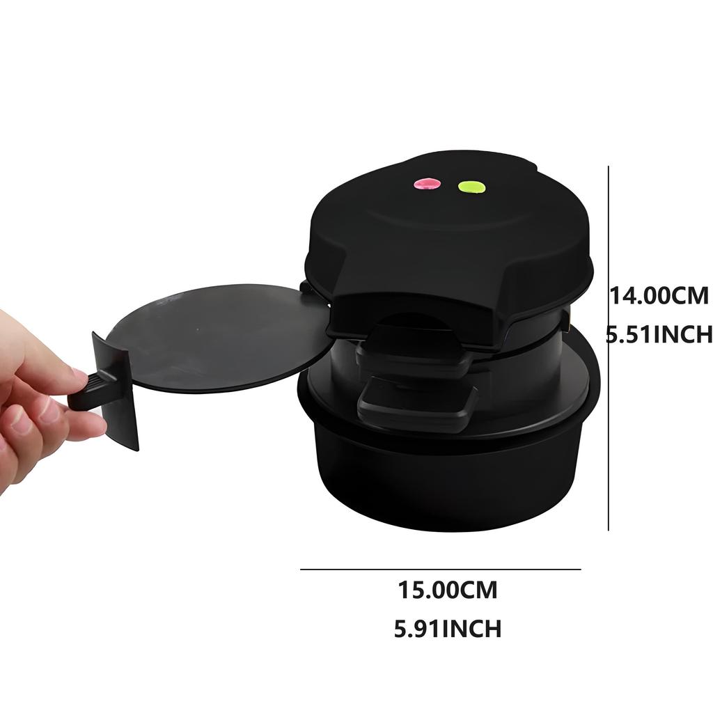 Гамбургерница, сэндвичница для завтрака с кольцом для яйцеварки, ингредиенты по индивидуальному заказу, идеально подходят для английских кексов, круассанов, мини-вафель, черный