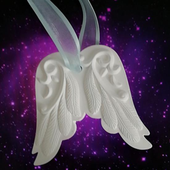 Форма крыльев ангела, силиконовый декор для торта, сделай сам, ароматерапевтическая штукатурка, шоколадная форма