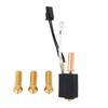 Upgrade Hotend Kit 24V 60W Ceramic Heater 0.4MM Brass Nozzle Bimetallic Heatbreak Hot End with 3pcs