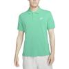 Nike Solid Color Brand Logo Polo Shirt Short Sleeve Men Tops Green CJ4457-363