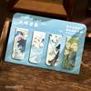 Literary Book Page Binder Magnet Magnetic Bookmarks Magnetic Bookmark Set Yellow/Blue/Green Creative Magnetic Bookmark For Small