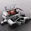 1/24 Tesla Cybertruck Внедорожник Металлический Литой Модель Автомобиля Звук Свет Хобби Коллекционный Подарки на День Рождения для Парня Детей
