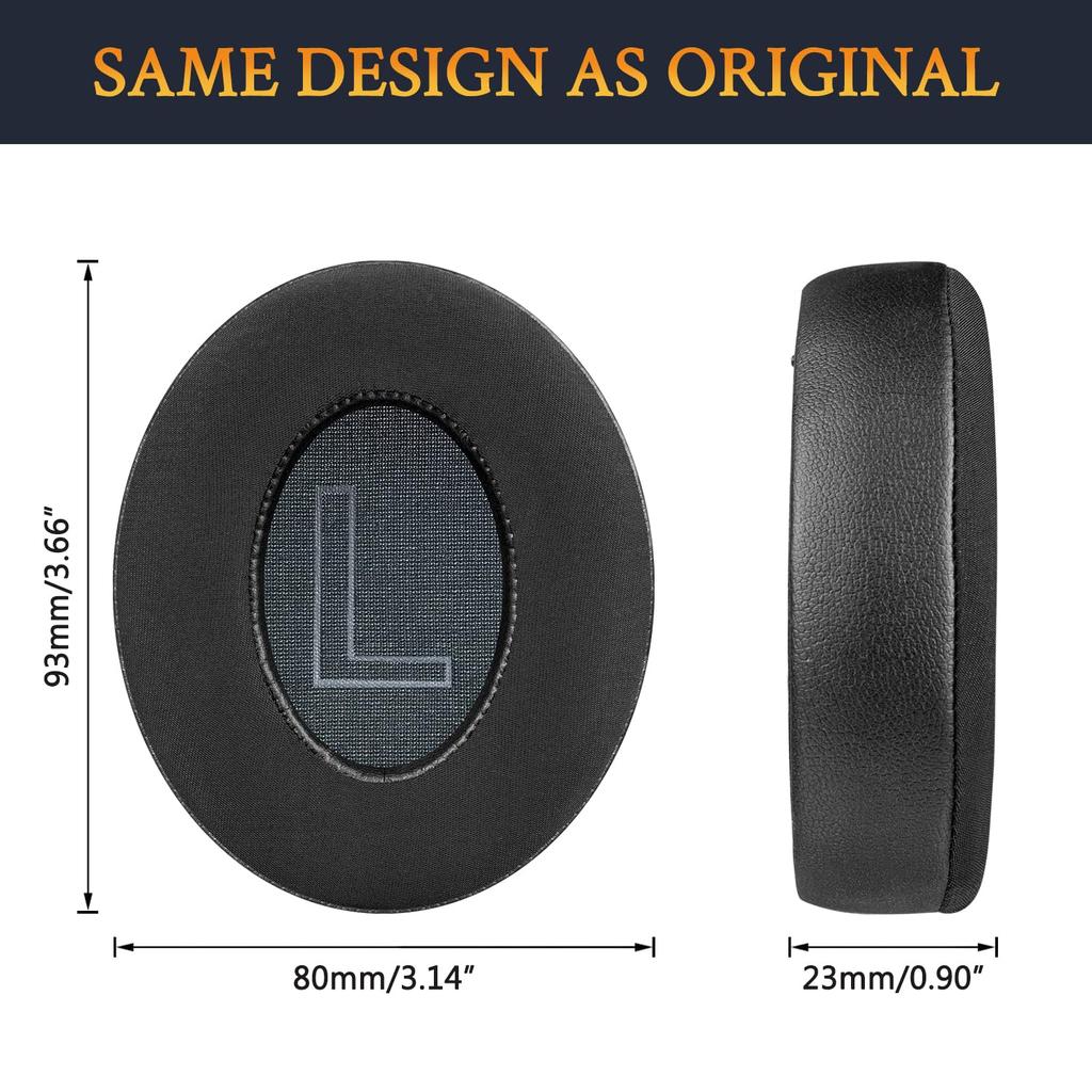 SOULWIT Cooling Gel Pads Ear Pads for Anker Soundcore Life Headset Replacement Ear Cushions Not Compatible with Life 2 Neo High Density Foam Cooling