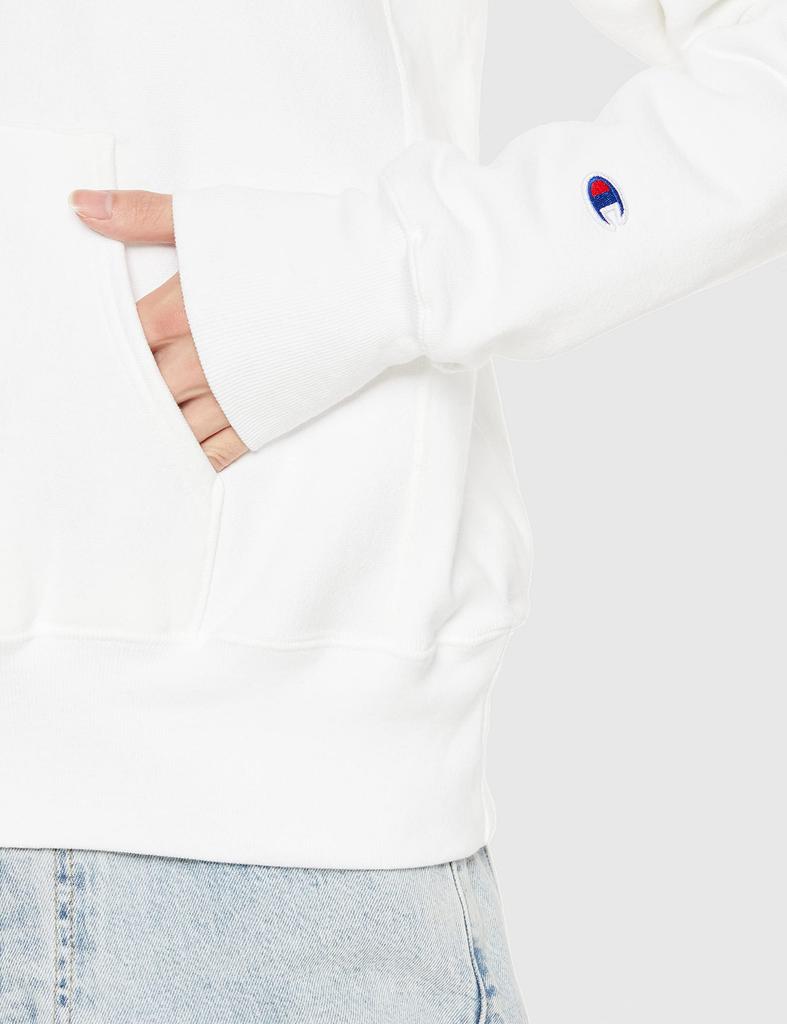 Hoodie Long Sleeve Sweatshirt Fleece Lined Graphic Print Reverse Heavy Weight Single Red Tag Hooded Sweatshirt YALL College License MADE IN USA White