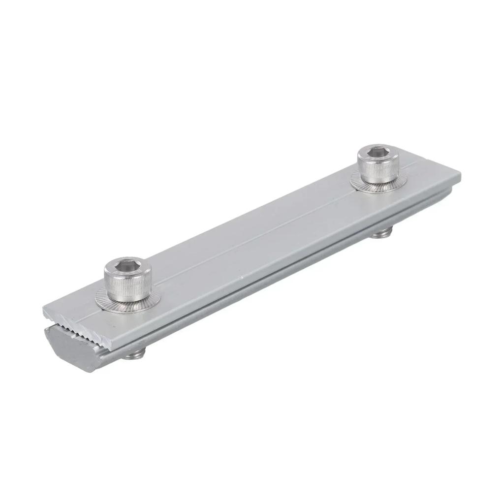 Rails Connectors Solar Module Solar Power Supplies 1/4/8Pcs Aluminium Alloy Connection Block Guide Rail Connector