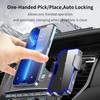 Wireless Charger Car Stand Phone Holder Dual Coil Fast Charging Station For Samsung Z Flip 4 3 2 S21 S20 S10 iPhone 15 14 13 12