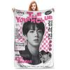 Плед JinS Runseokjin EP Tour 2025 concert kpop Многоразмерный Мягкий Пушистый Плюшевый Плед для Дивана и Кровати