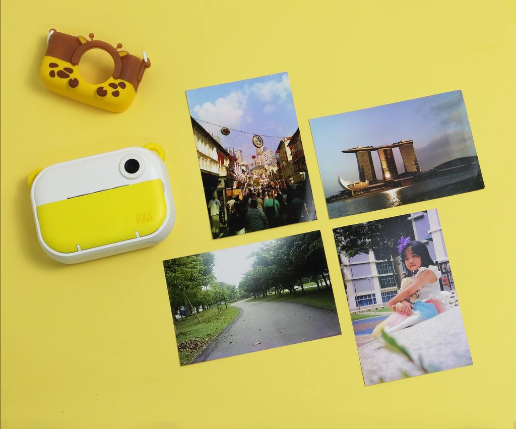 myFirst Camera Insta Home Digital Photo and Label Printer Edit Images with the Dedicated App Inkless Green Wi-Fi 3-in-1 Camera, Printer,