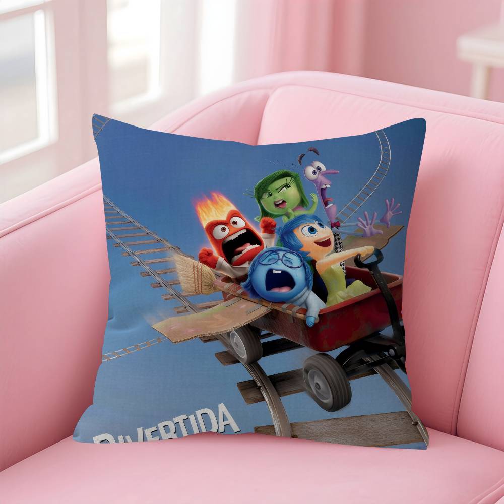 Movie cartoon IInside FUN Out Cushion Cover Inches Farmhouse Decor Home Throw Pillow Covers for Couch Decorations