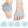 1 пара силиконовых разделителей пальцев ног для женщин, поддерживающие разделители пальцев ног для перекрывающихся пальцев ног