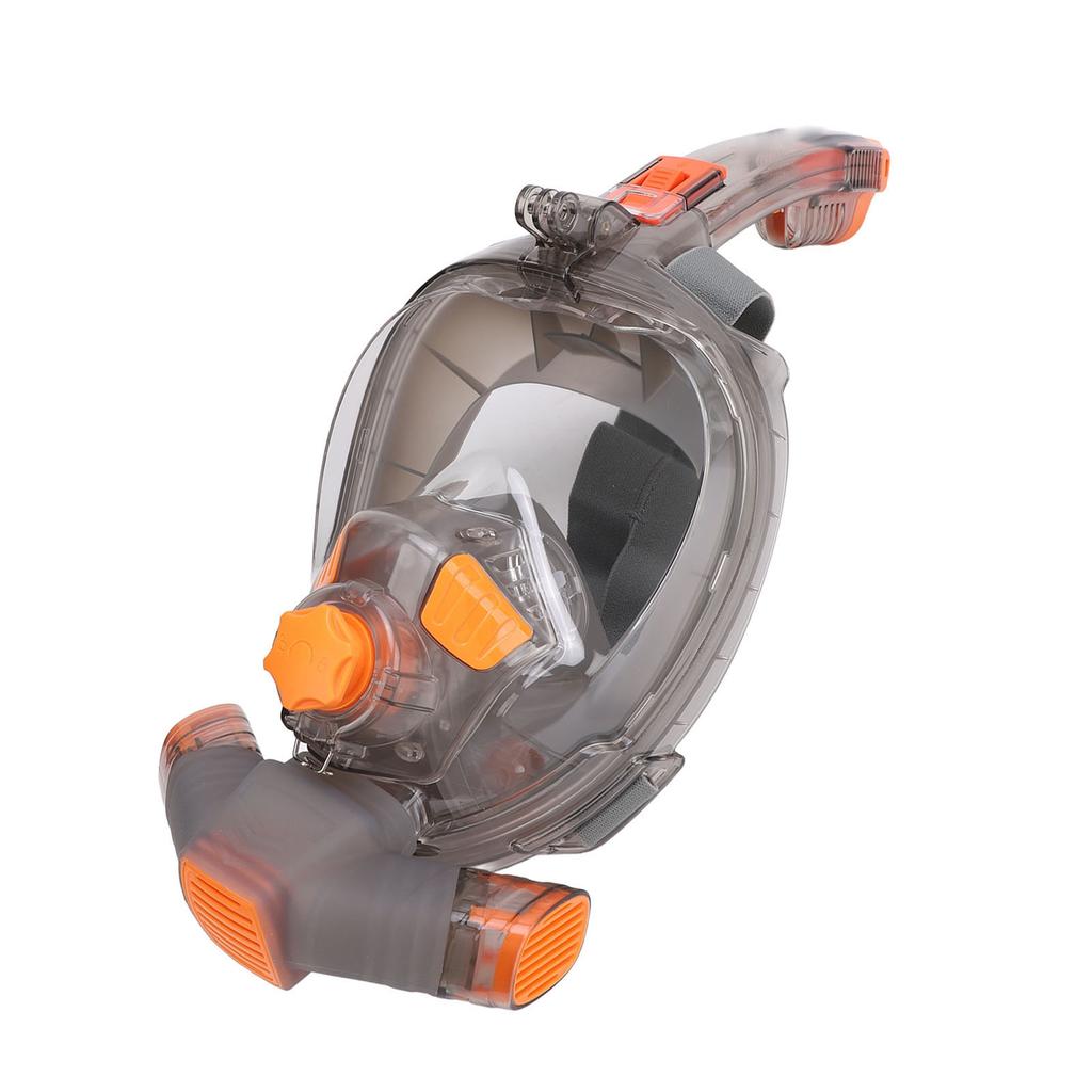 Очки для сноркелинга с полным лицом, поликарбонатные силиконовые, антизапотевающие, панорамный обзор на 180 градусов, очки для сноркелинга с