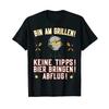 Unisexs T Shirt With Gerunisex Text Bin Am Grillen Keine Tipps Bier Bringen Abflug Language Vintage Unisex Homme Versatile