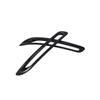 Glossy Black 2X Rear Fog Lamp Bumper Light Cover Trim For Honda Accord 2023 2024