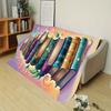 1pc Cozy Flannel Throw Blanket with "Reading is My Happy Place" Design – Ultra-Soft, Lightweight, and Warm for Couch, Bed, Travel, Camping,