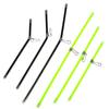 20Pcs Luminous Fly Fishing Anti-Tangle Feeder Tube with Snaps Hook 15/20/25cm Fishing Balance Connector for Teaser Saltwater Bait Cage