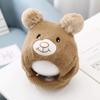 Cute Bear Beanie Cap For Baby Cartoon Warm Knitted Hat Autumn Winter Toddler Ear Protection Caps