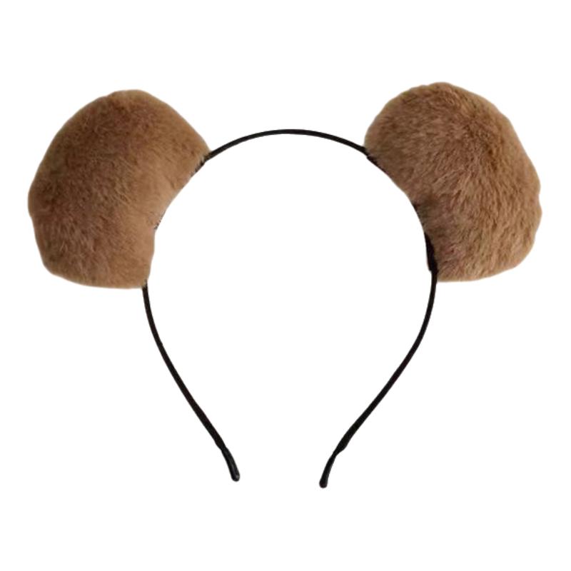 NEW 1Pcs Soft & Adorable Unisex Accessory Plush Bear Ear Headbands For Daily Parties And Cosplay Ideal Gift For All Ages