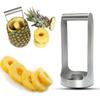 2IN1 Pineapple Corer Slicer Convenient Handy Fruit Cutting Gadget Stainless Steel Core Remover Tool for Kitchen Use