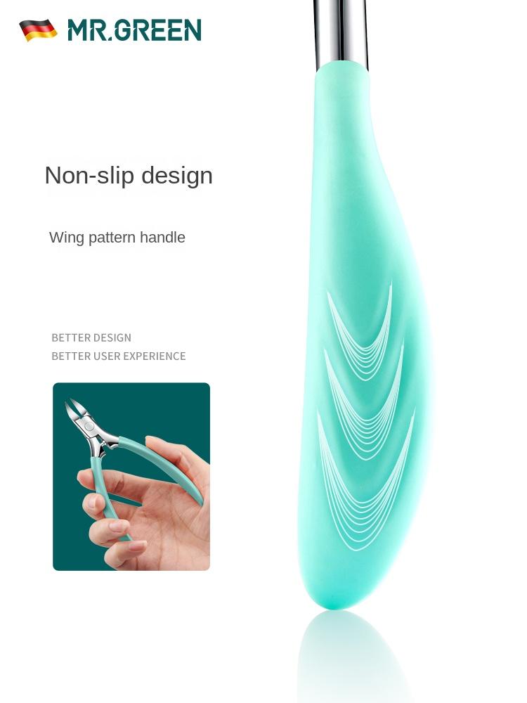 MR.GREEN Manicure Tools Professional Stainless Steel Thick Toenails Ingrown Cuticle Nipper Trimmer Plier Scissors Nail Clippers
