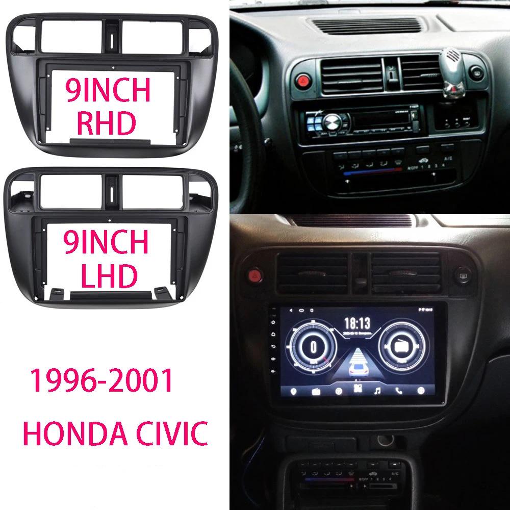 Панель аудио-навигации с большим экраном для Honda Civic 1996-2001