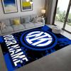 Custom Name Inter Milan Carpet Rug for Living Room Bedroom Home Sofa Decoration,Kids play Non-slip Floor Mat