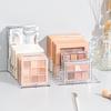 Money Storage Rack 7 Compartments Clear Heavy Duty Large Capacity Multifunctional Desktop Cash Eyeshadow Palette Cosmetic Holder Organizer
