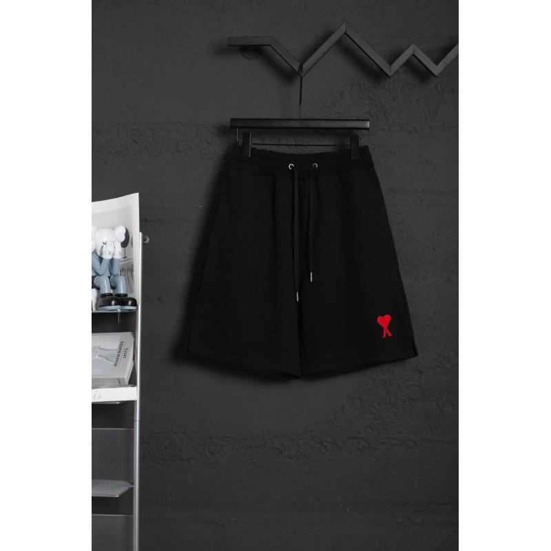 26S AMI Streetwear Loose Fit Shorts Men Women Casual Beach Sports