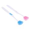 1/5 Pcs Tongue Scraper Oral Cleaner Brush Soft Silicone Cleaning Tongue Toothbrush Mouth Fresh Breath Scraping Hygiene Care Tools