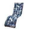 Foldable Leaf Print Double-sided Lounge Chair Cushion Pad Soft Thicken Seat Mat
