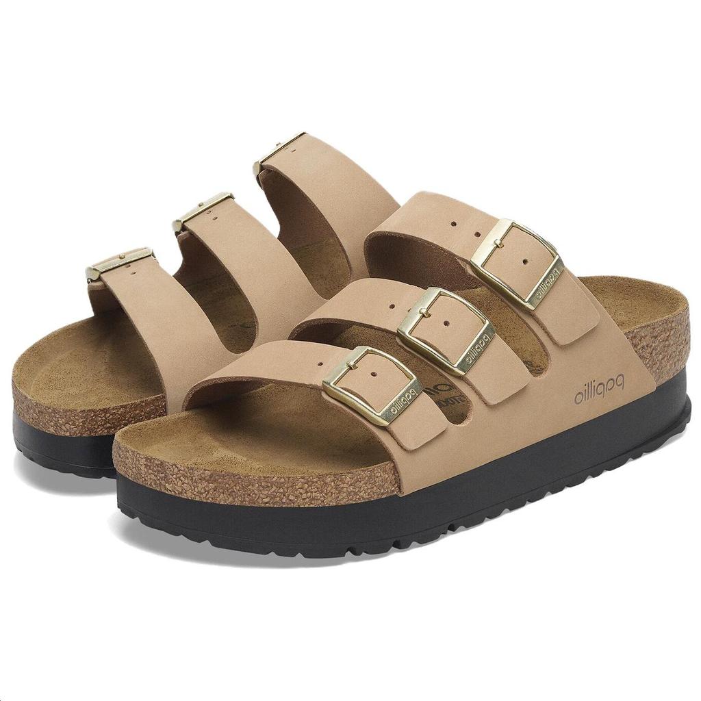 (WMNS) Birkenstock Florida Flex Platform 'Sandcastle' Women's 1029760