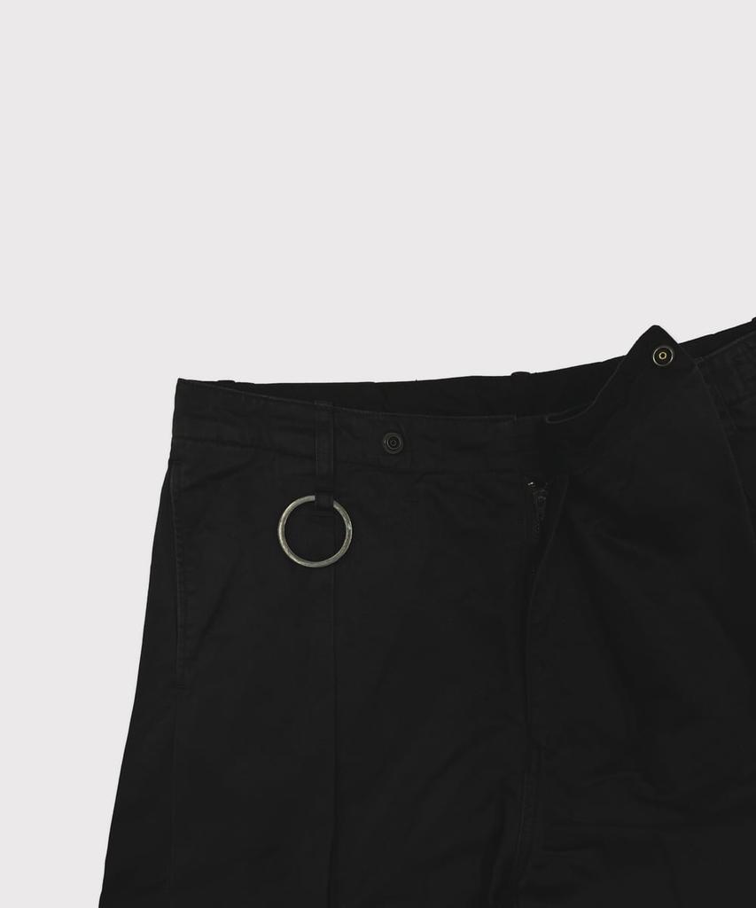 Maineoseu Wrapped Work Short(Aged Twill) - Black