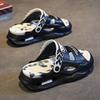Мужские и женские спортивные сандалии и тапочки из ЭВА - нескользящие повседневные с круглым носком и буквенным принтом - легкие и дышащие пляжные туфли для пар