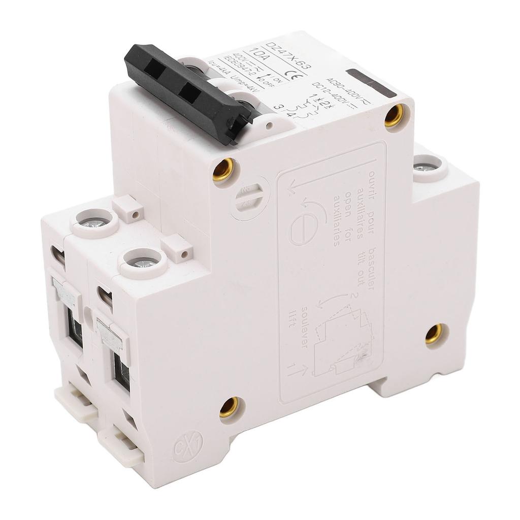 Автоматический выключатель 2P 10A 400V AC DC MCB выключатель защиты от утечки для домашней солнечной панели