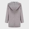 European & American Women's Multi-Color Loose Woolen Hooded Coat - Autumn/Winter Fashion 2020