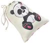 Darling Souvenir Born To Be Wild Favor Bags Panda Animal Print Birthday Party Thank You Drawstring Pouch | Пакет