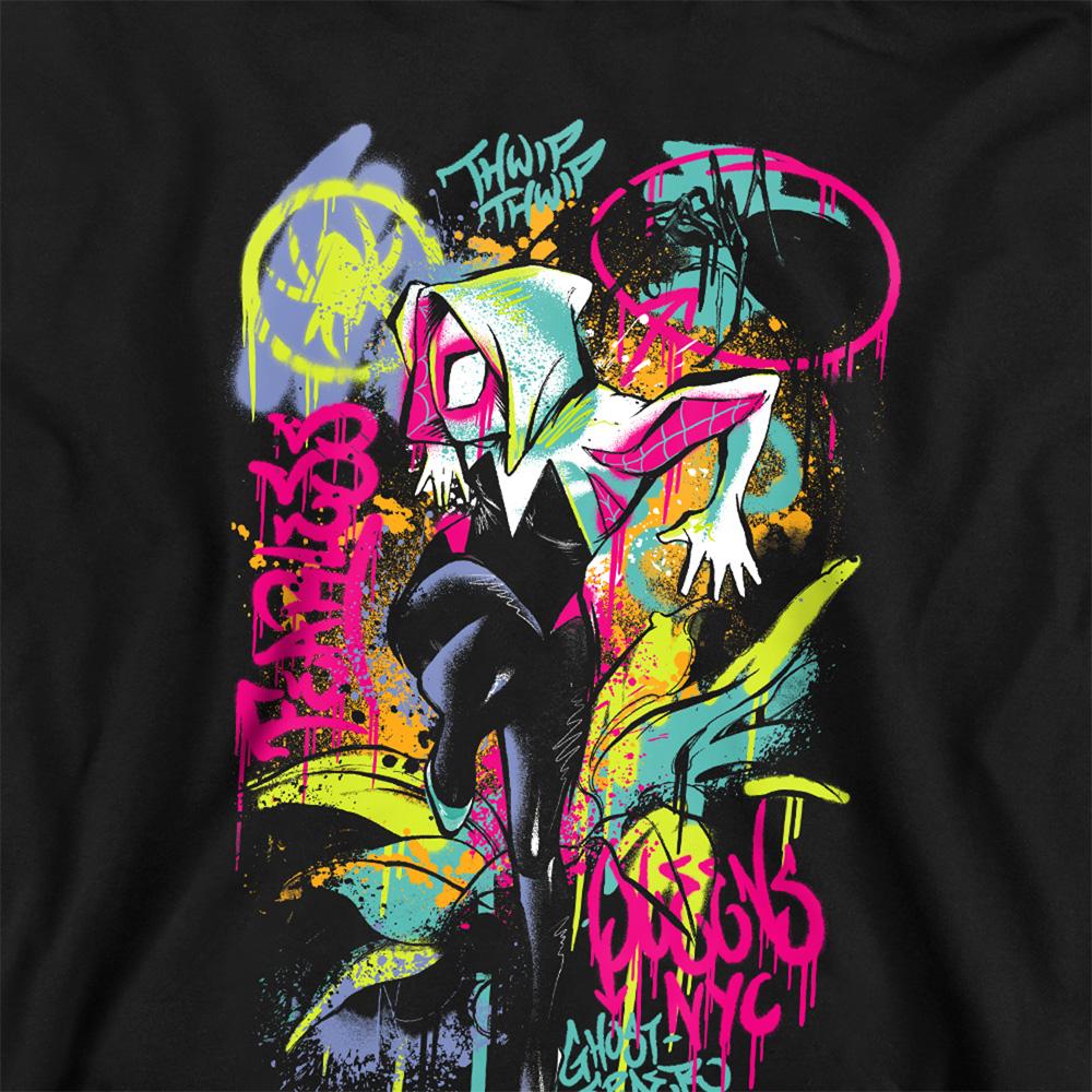Spider-Man Childrens/Kids Ghost-Spider Wall Art Pull Over Hoodie
