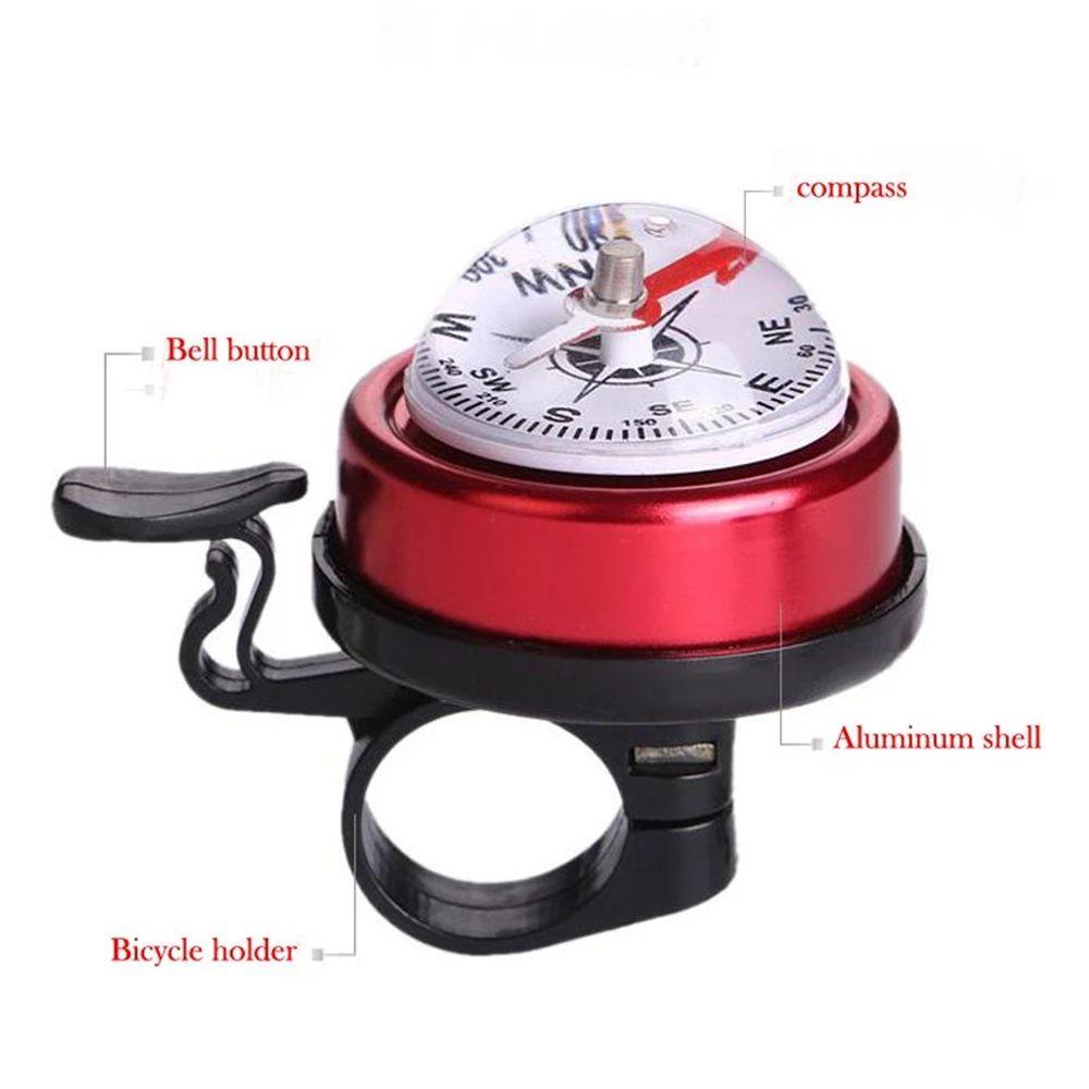 Bike Bicycle Ring Bell Mountain Bike Handlebar Compass Bicycle Bell Cycling Bike Horn Bike Compass