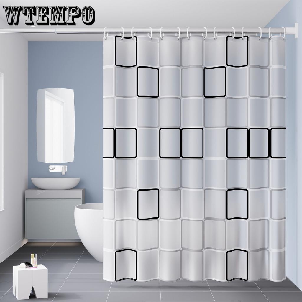 Водонепроницаемая и заплесневелая занавеска для душа, используется для окон, украшения комнаты, украшения дома