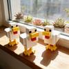 Костюм из трех предметов, Пиксельная модель курицы, напечатанная на 3D-принтере, Идеально подходит для украшения вашего стола или гостиной