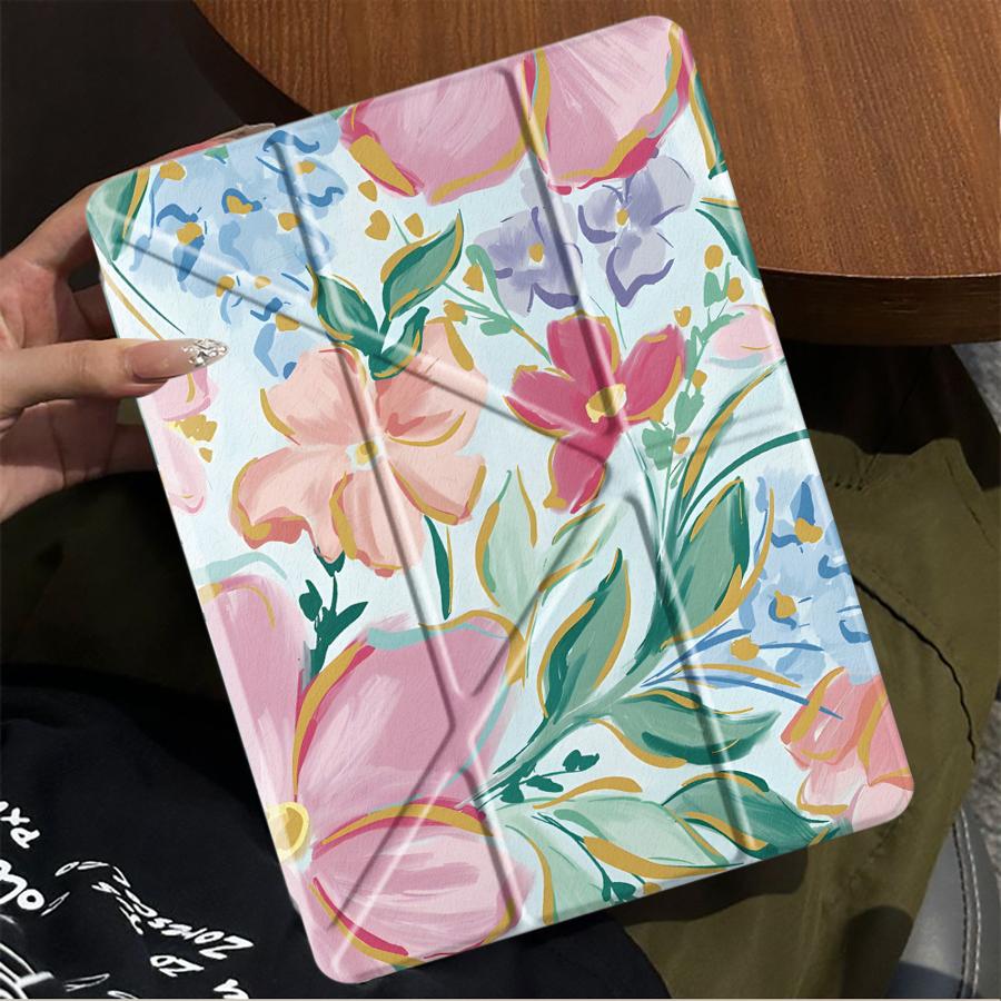Чехол-подставка для планшета iPad Pro 2025 Mini 6 7 Pro 11-го 10-го 9-го 8-го 7-го 12,9 дюйма Air 4 5 M3 M2 1 2 M4 11 дюймов Мультяшный