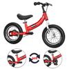 Qiani Bicycle Without Pedal Bicycle Kick Bike Suitable for 2 3 4 5 6 7 Years Boys and Girls 12 14 16 Inch with Pedals and Handbrake Blue Red Pink