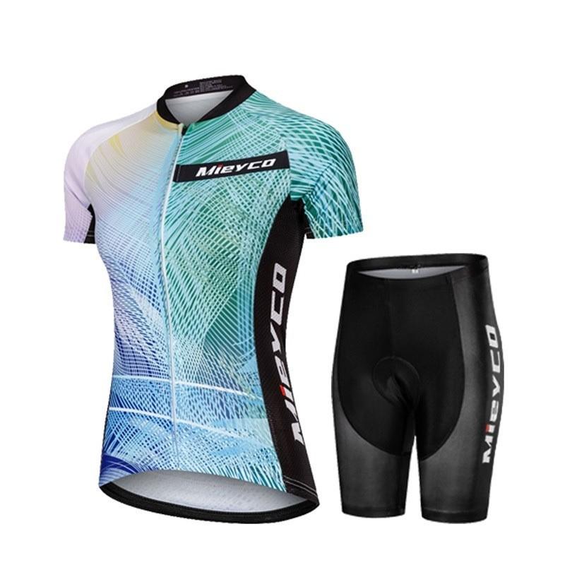 Womens Cycling Jersey Quick Dry Breathable Mountain Road Bike Apparel Sportswear